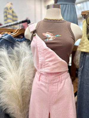 Colorful Mallard Racerback Tank