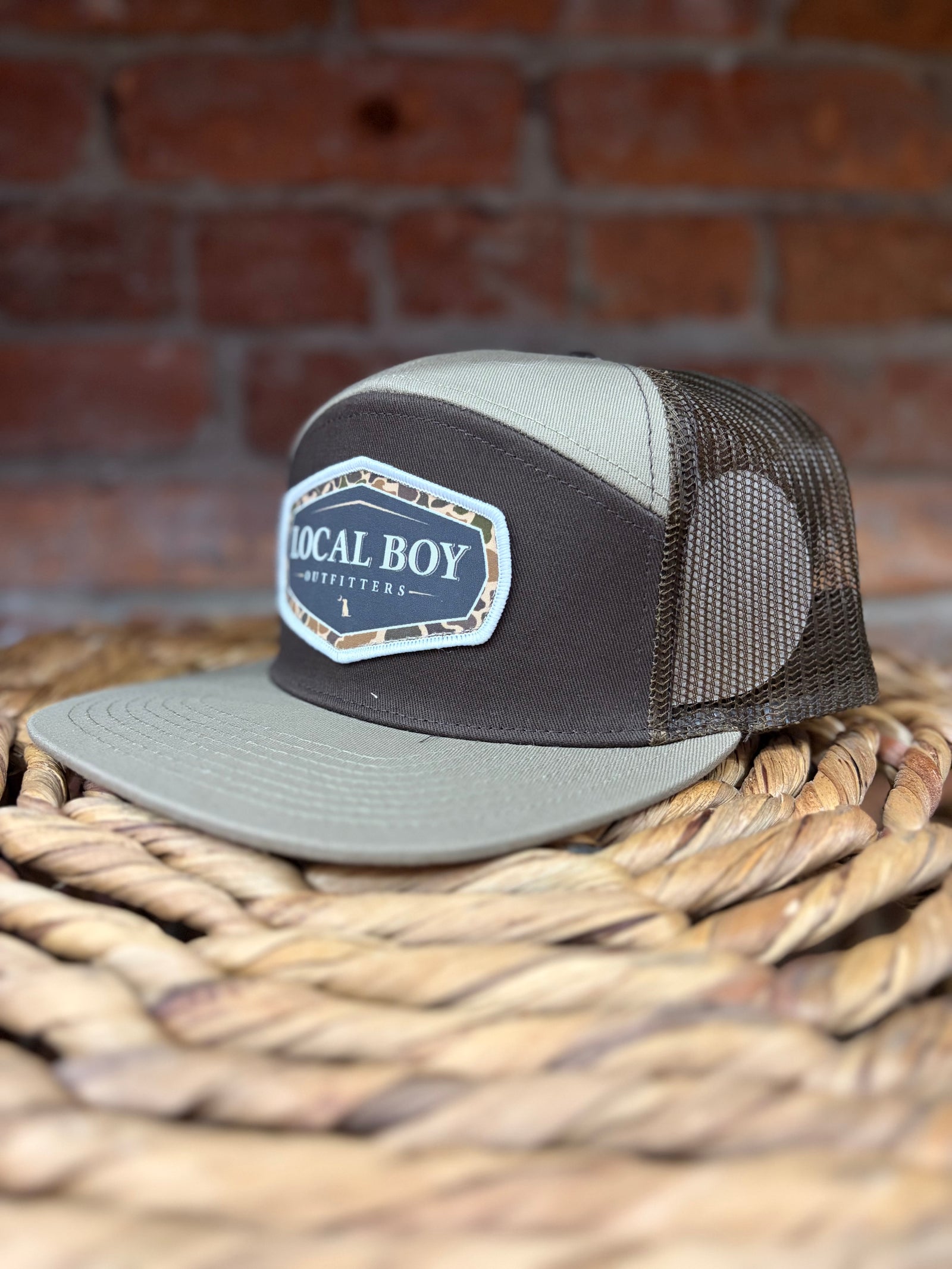 Local Boy Vintage Emblem 7 Panel Hat