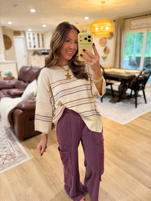 Anna Dark Cherry Lounge Pants
