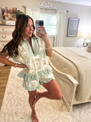Abigail Floral Mallard Lounge Shorts