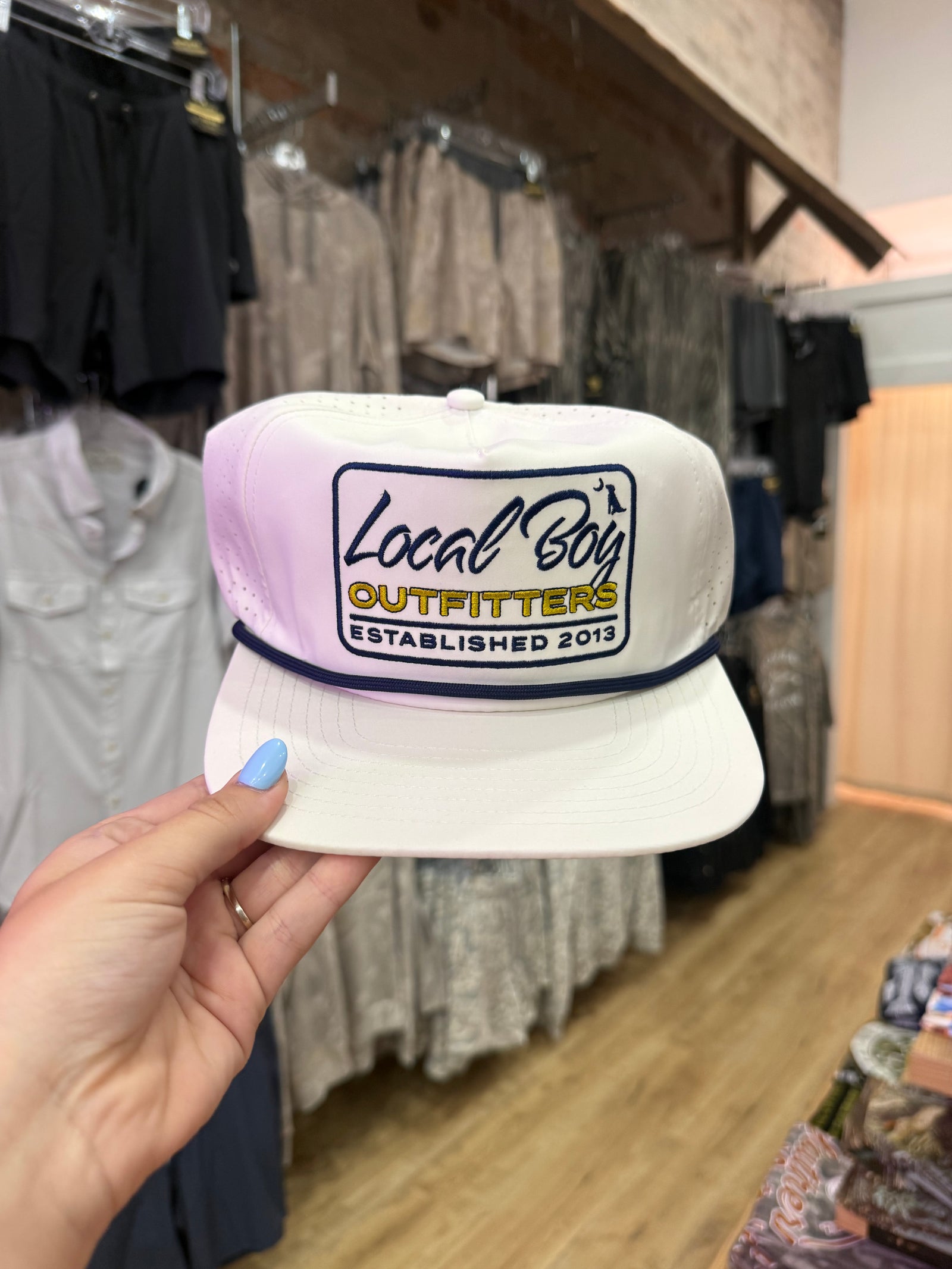 Local Boy Timeless Perf Rope Hat