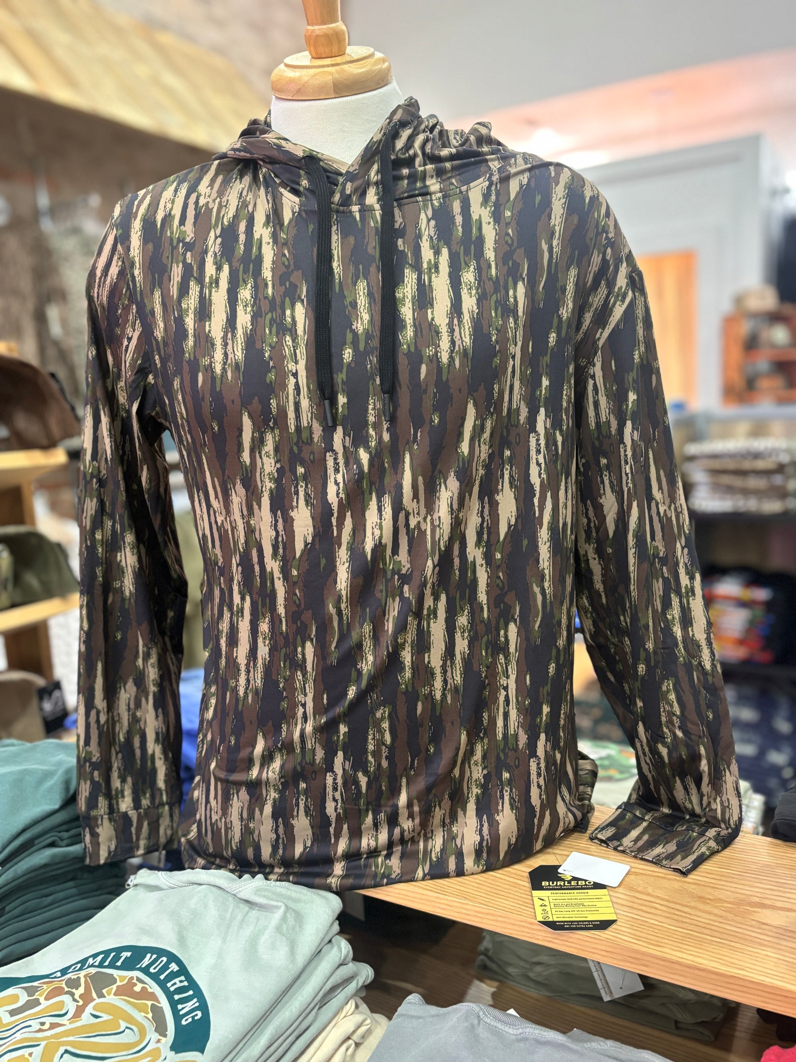 Burlebo Performance Hoodie - Midland Camo