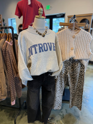 Introvert & Extrovert Reversible Sweatshirt
