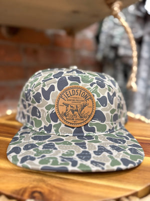 7 Panel Full Backwoods Camo Preserve Patch Hat