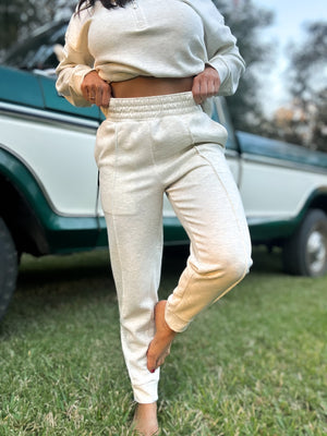 DOORBUSTER - Britt Half Zip Pullover - Vanilla