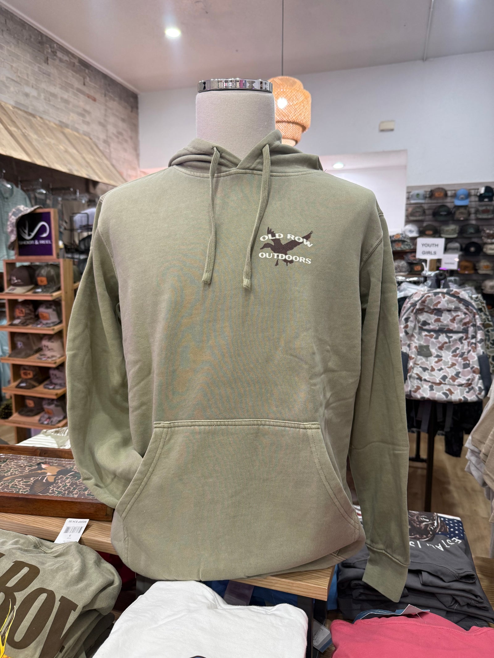 Old Row The Duck Call Pigment Dyed Hoodie