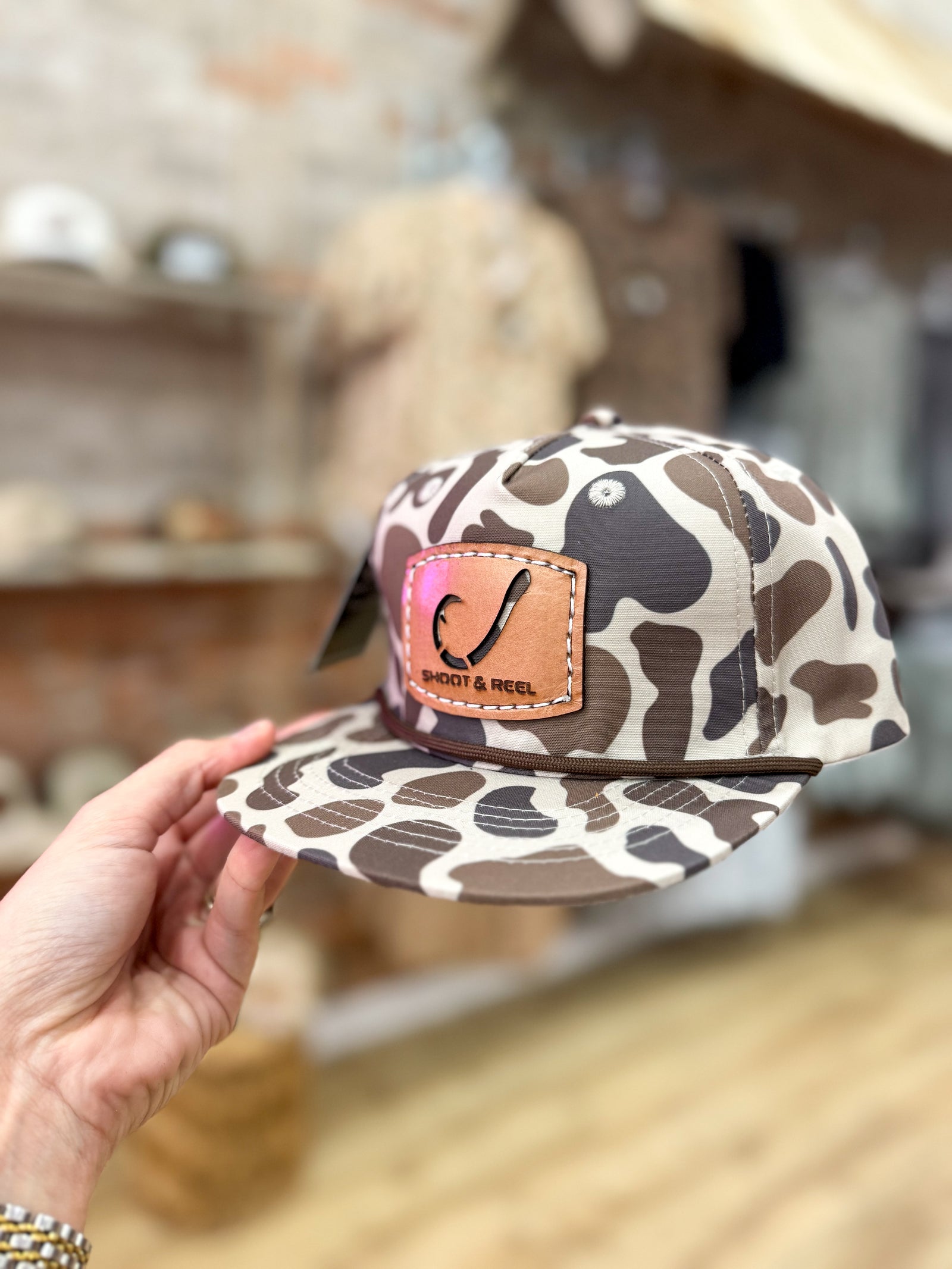 YOUTH- Slough Hook Cut Out Patch Goat Rope Hat