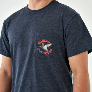 Old School Duck Hunt - Heather Navy
