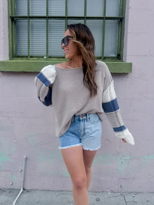 Everything I've Been Looking For Color Block Sweater