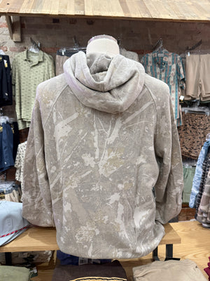 Burlebo Vintage Washed Fleece Hoodie - Drifter Camo
