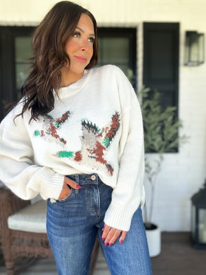 Duck Queen Sweater - Cream