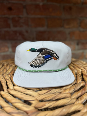 Local Boy Mr Mallard Rope Hat - Gray