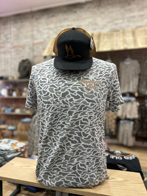 Southern Cut White Camo Soft Style Tee