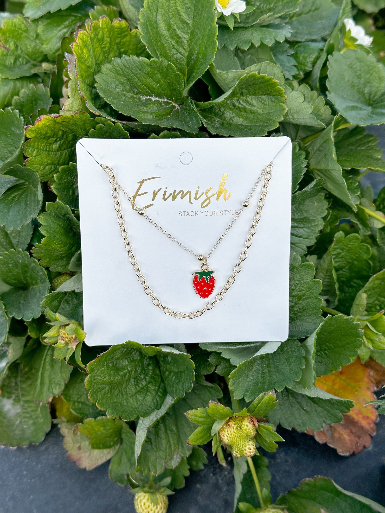 Double Dipped Berry Necklace