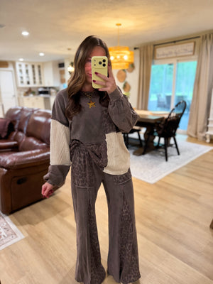 Sylvie Leopard Knit Sweater Top