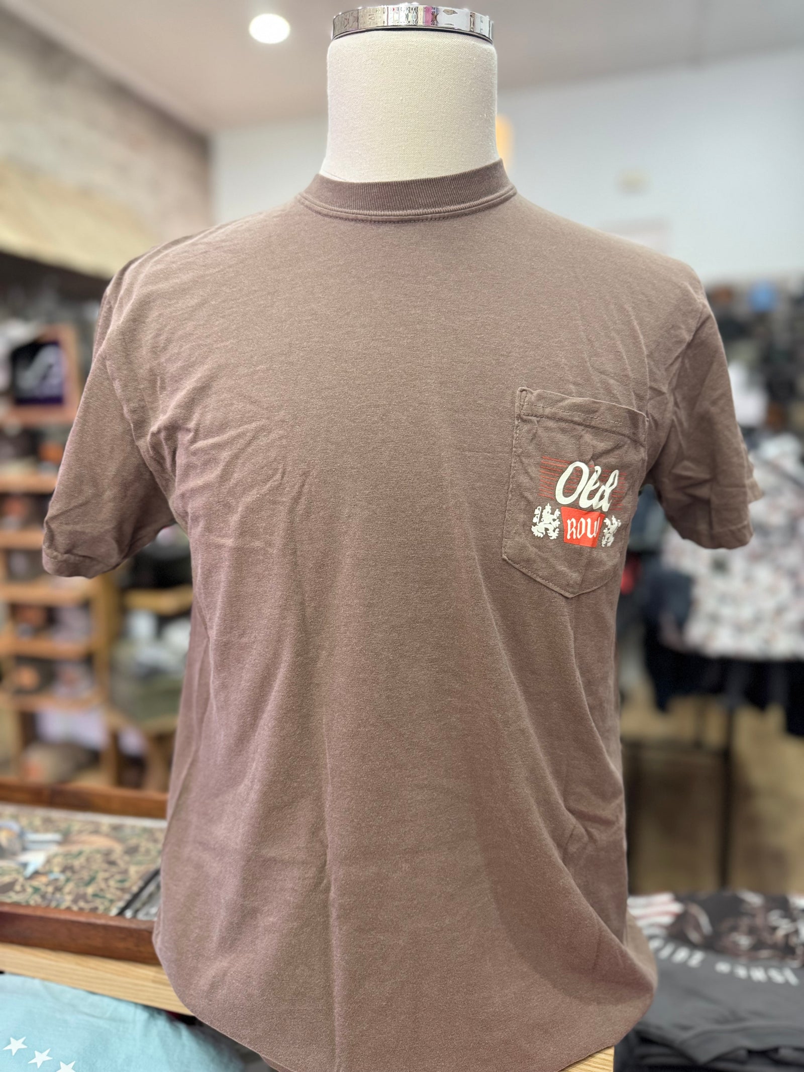 Old Row Banquet Cowboy Tee - Espresso