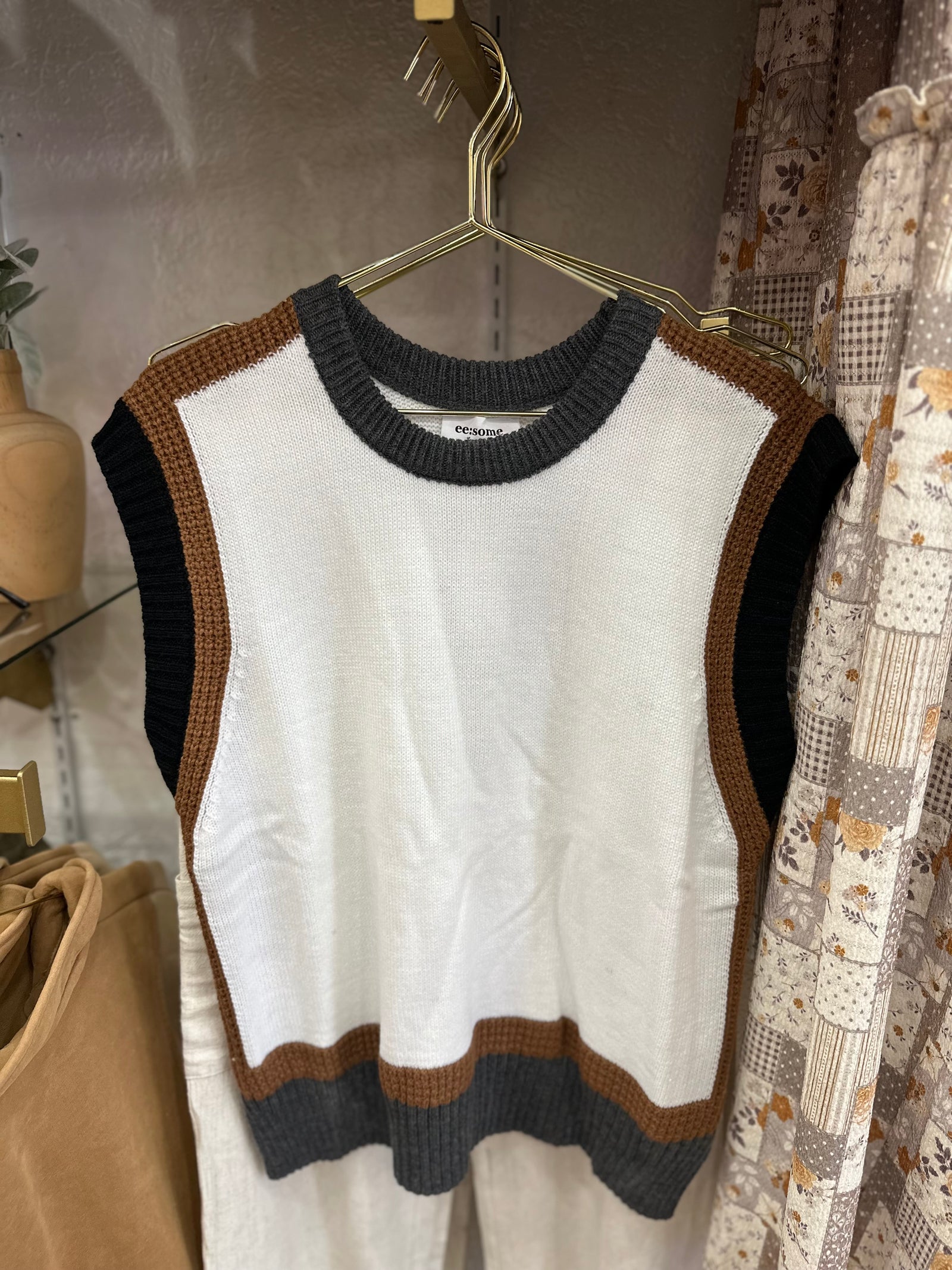 Leighton Colorblock Knit Top
