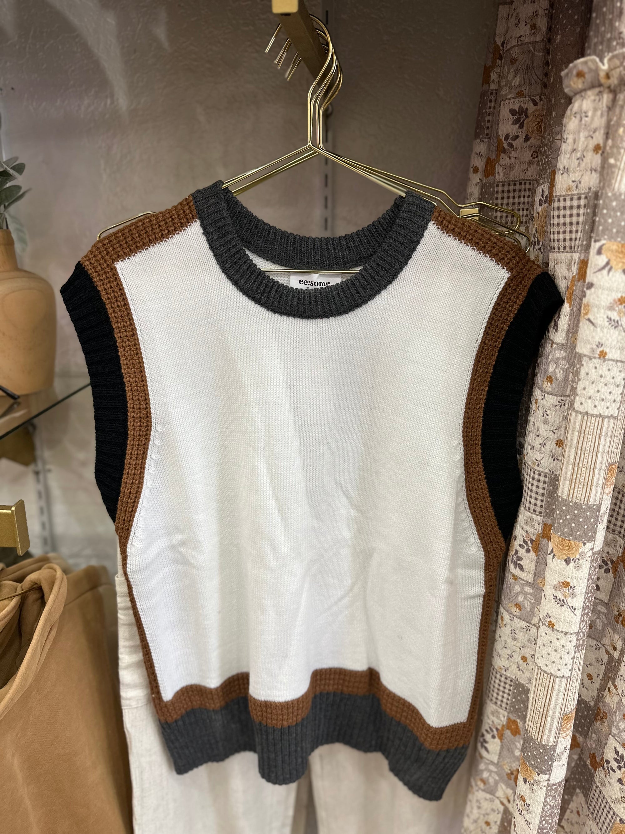 Leighton Colorblock Knit Top