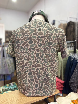 Local Boy Short Sleeve Heather Blend Crew - Localflage Forest