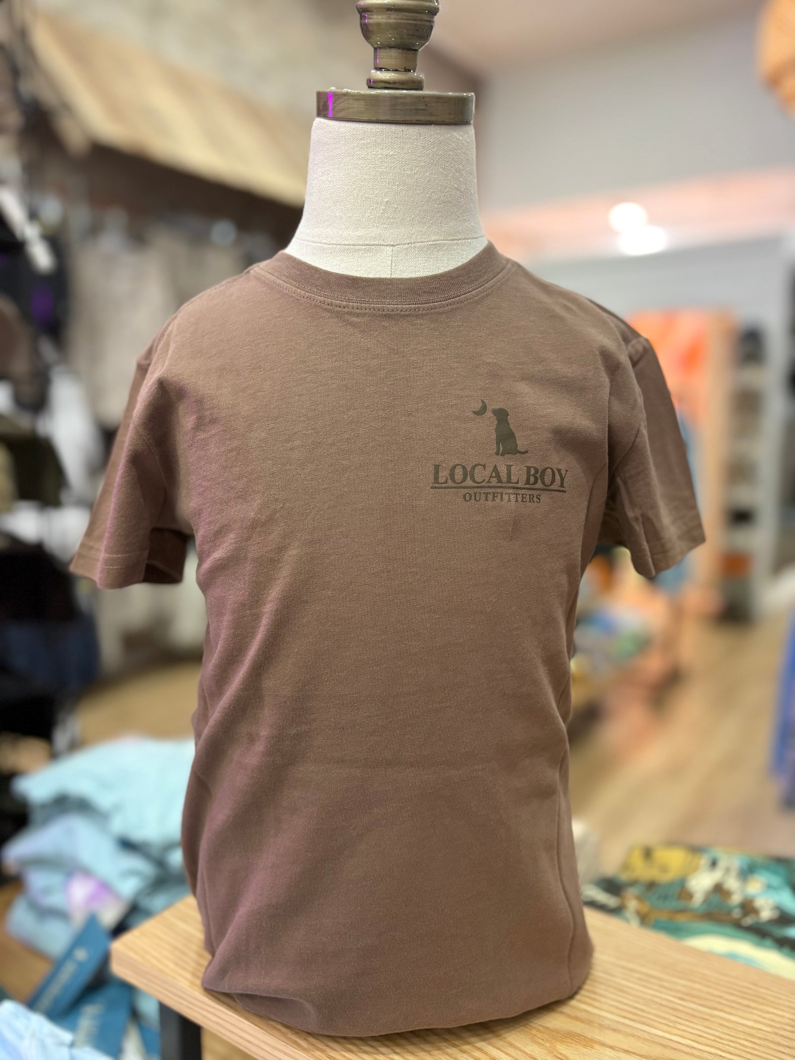 Youth Local Boy Old School Antler Oval Tee