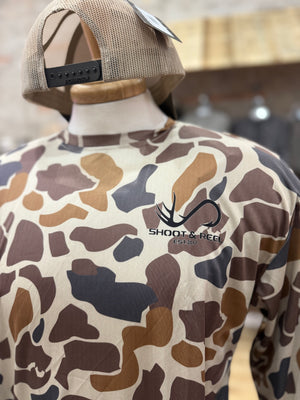 Shoot & Reel Woodland Men's Long Sleeve