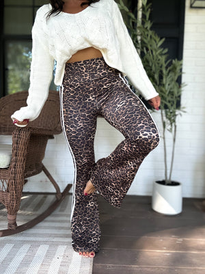 Clarrisa Leopard High Waisted Pants