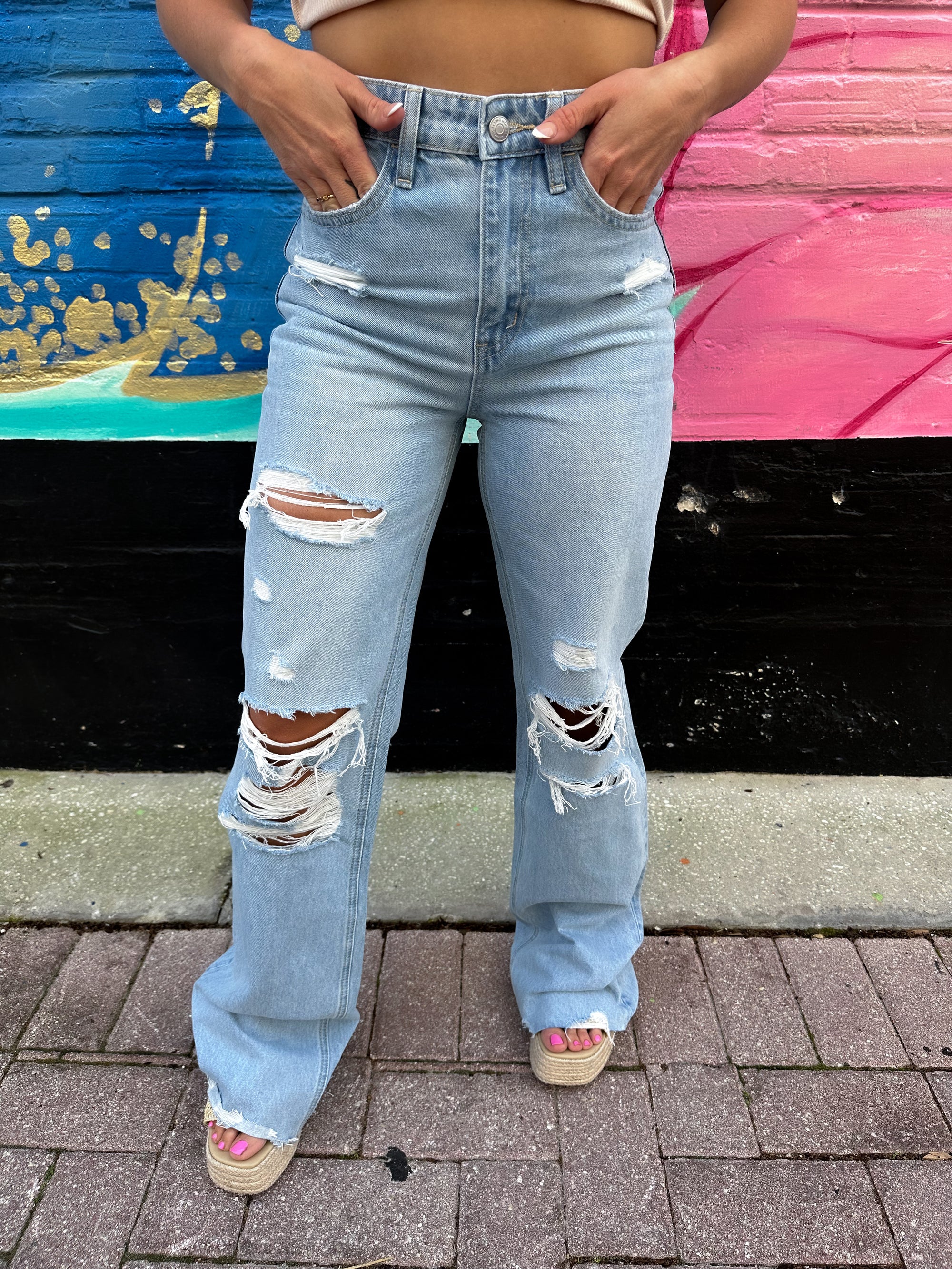 Only Good Times 90's Vintage Flare Jeans