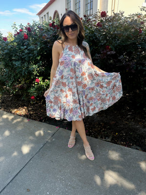 Oh Happy Day Boho Floral Dress