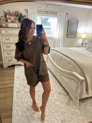 Harper Leopard Oversized Romper