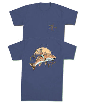 Old Row Bucking Fish Tee