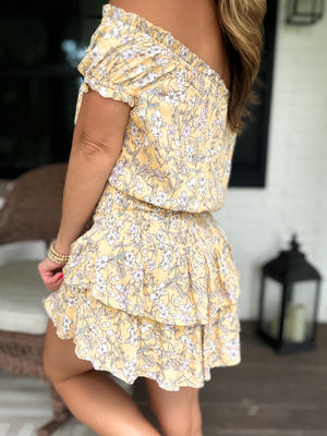 Something To Someone Smocked Mini Dress