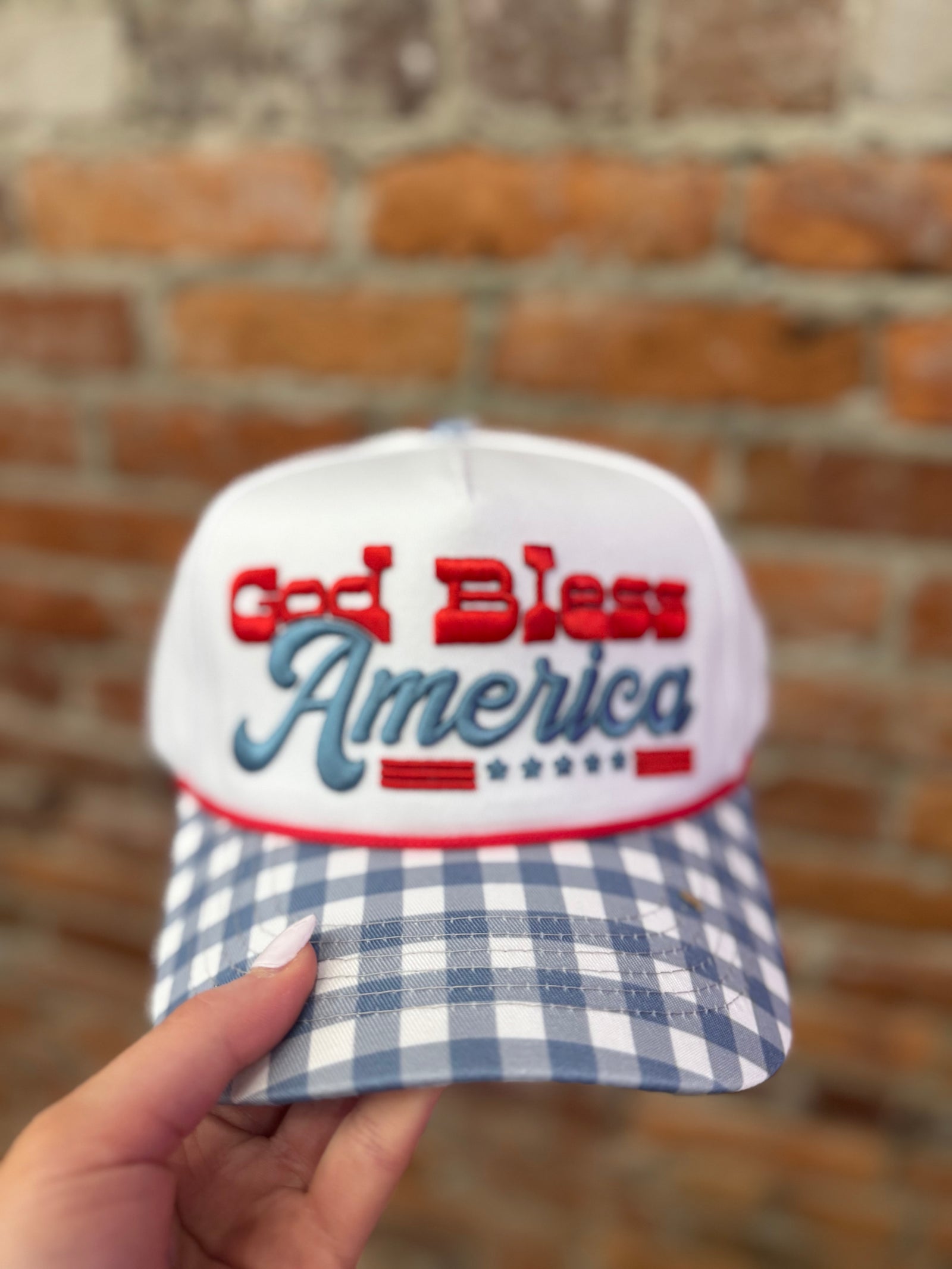 God Bless America Trucker Hat
