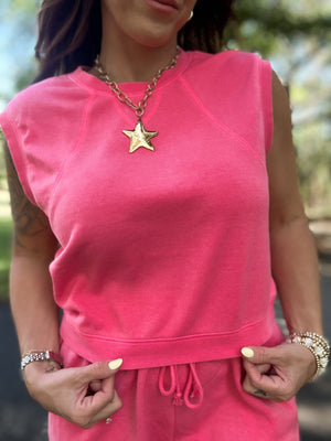 Kamri Lounge Set-Taffy Pink