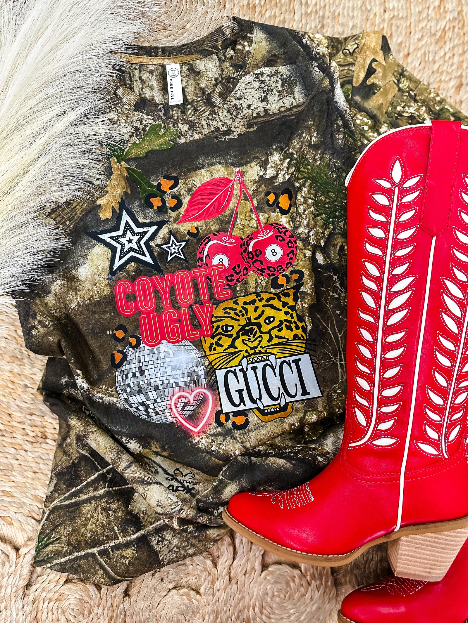 Coyote Collage Camo Tee