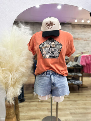 Camo Boot Stitch Comfort Colors Tee