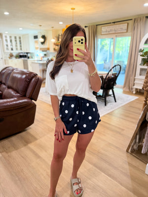 Crosby Boyfriend Pocket Tee - White