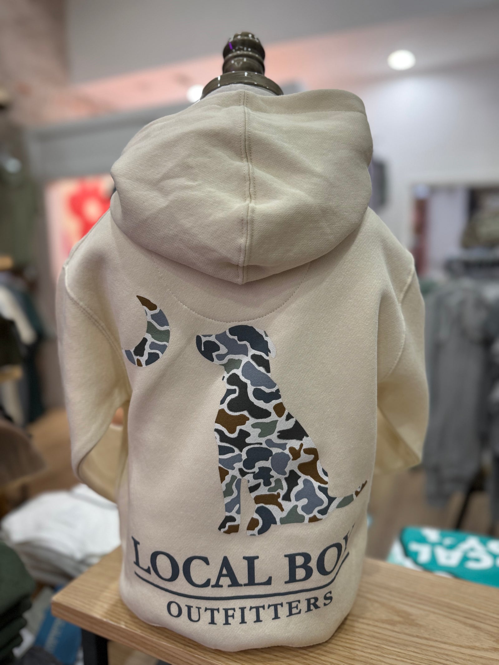 Local Boy Youth Brushwood Hoodie - Bluff Dog & Moon Camo