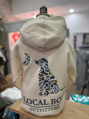 Local Boy Youth Brushwood Hoodie - Bluff Dog & Moon Camo