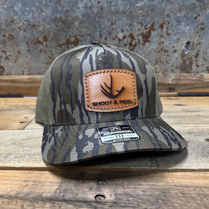 Bottomland Camo Antler Patch Men's Hat