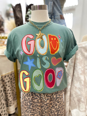 God Is Good Comfort Colors Tee