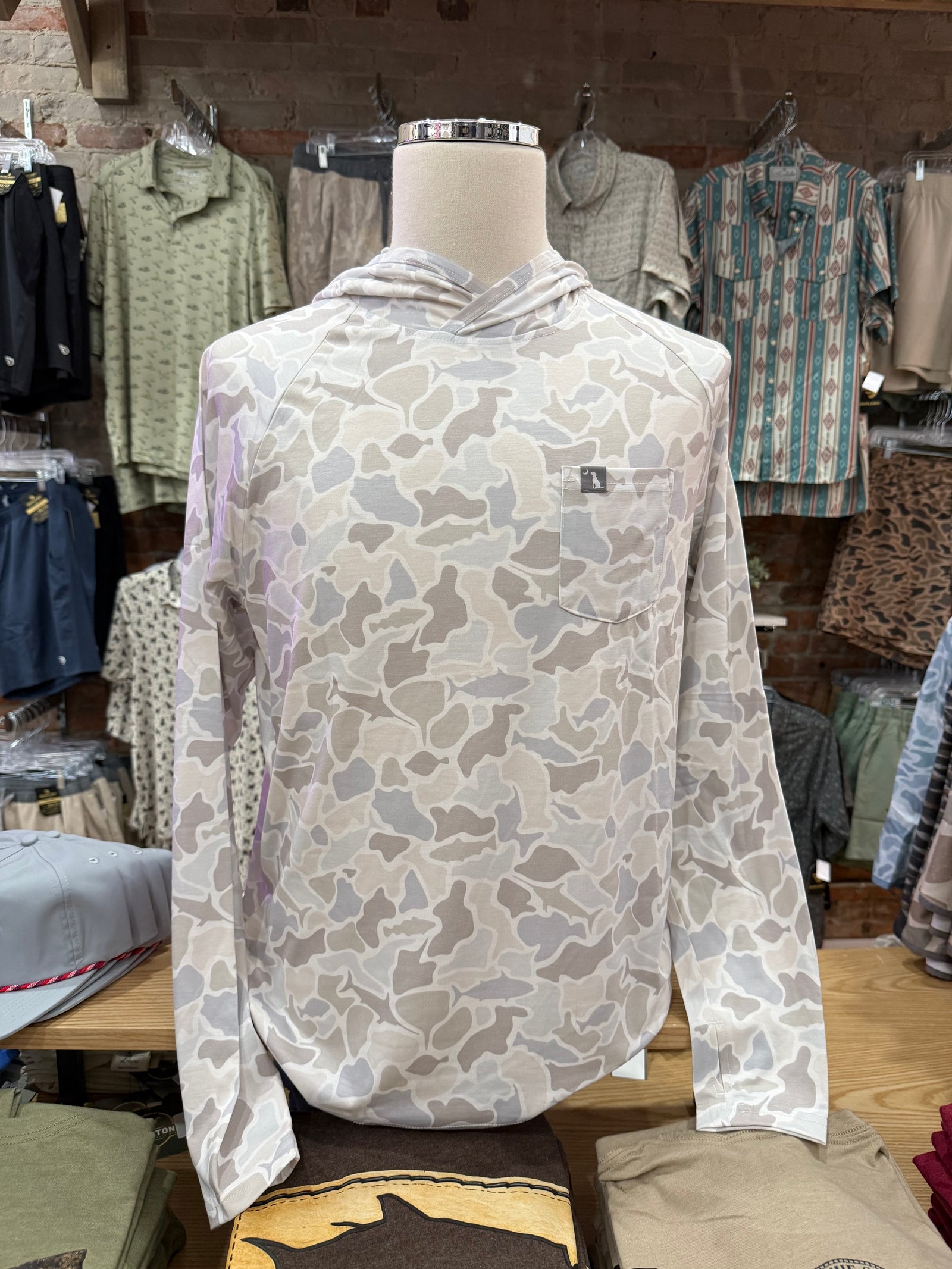 Local Boy Heather Blend Hoodie - Saltwater Camo