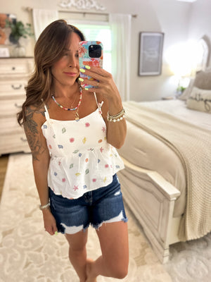 Seaside Beauty Babydoll Tank