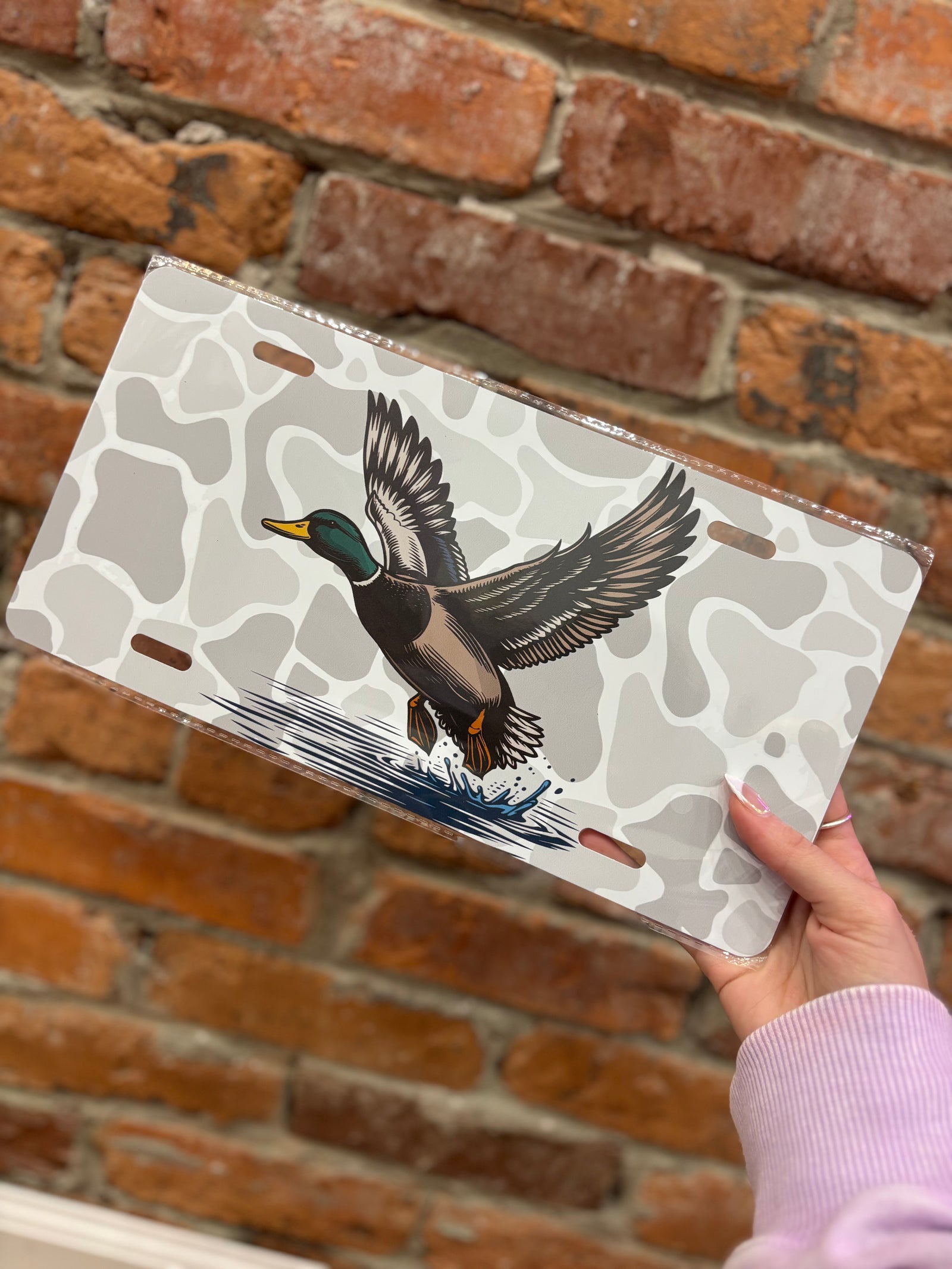 License Plate Tag- Duck