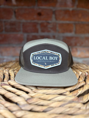 Local Boy Vintage Emblem 7 Panel Hat