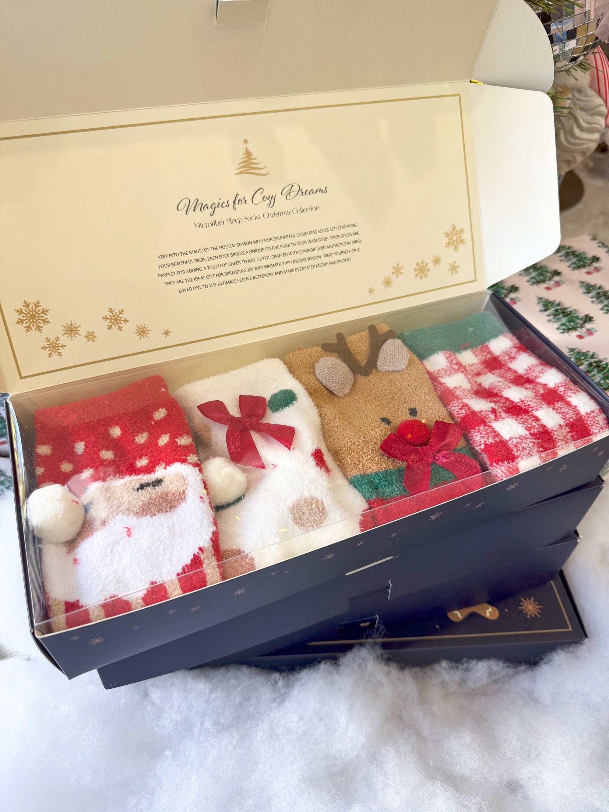 Christmas Cozy Knit Sock Gift Set - Classic