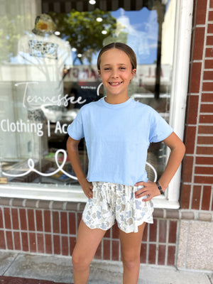 Youth Local Girl Petal Shorts - Saltwater Camo