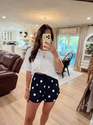 Crosby Boyfriend Pocket Tee - White