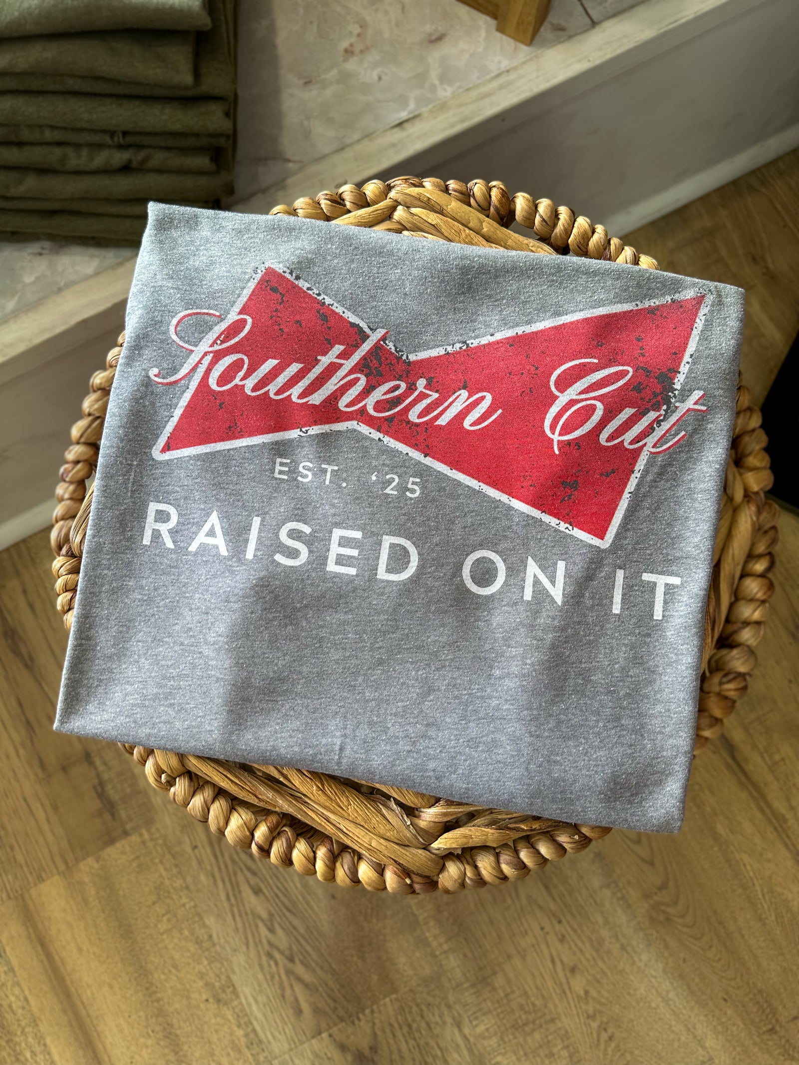 Southern Cut King Beer Perfect Fit Tee - Gray