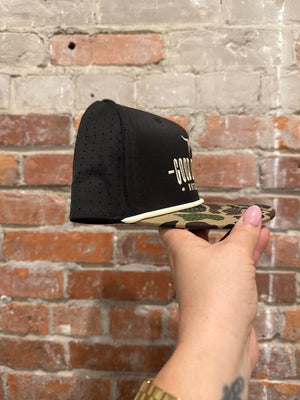 Good Ole Boys Lab Black/Camo Rope Performance Hat