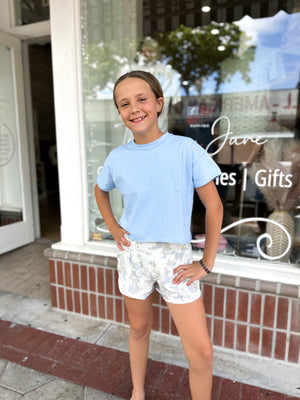 Youth Local Girl Vista Shorts - Saltwater Camo
